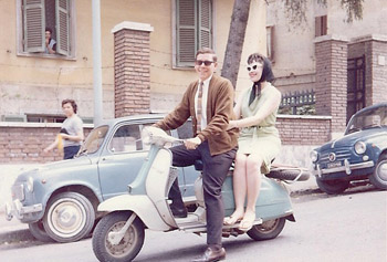 Phyllis and John in Rome