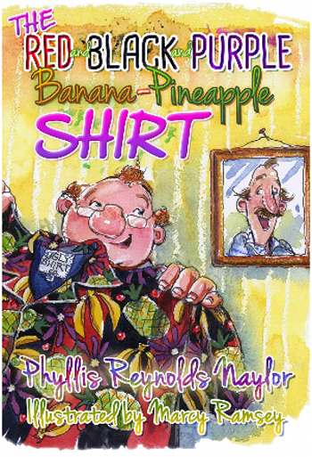 The Red and Black and Purple Banana-Pineapple Shirt